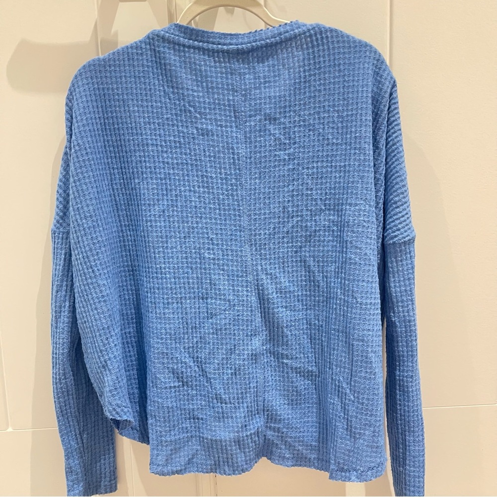 Urban Outfitters Jojo Oversized Thermal Cardigan in Bright Blue (XS) - Picture 10 of 10